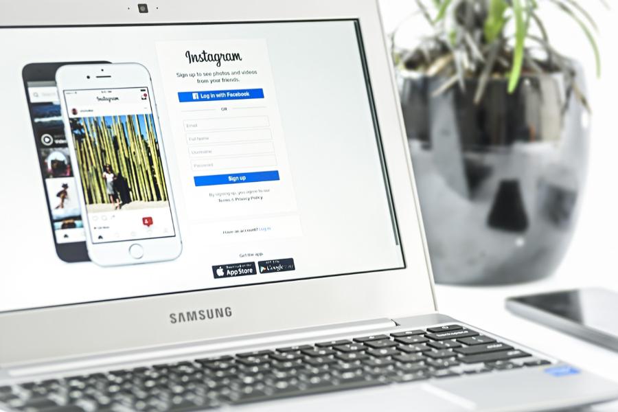 Instagram fotoslinger maken