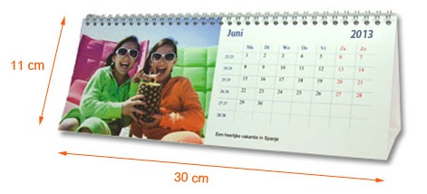 Maak een gepersonaliseerde bureaukalender